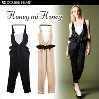 Honey mi l ubN TybgEI[C nj[~[nj[ yvtTTfނ̃I[C Bustier-all-in-one fB[X ZNV[ uh H~